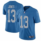 Nike Men & Women & Youth Lions 13 T.J. Jones Blue Throwback NFL Vapor Untouchable Limited Jersey,baseball caps,new era cap wholesale,wholesale hats
